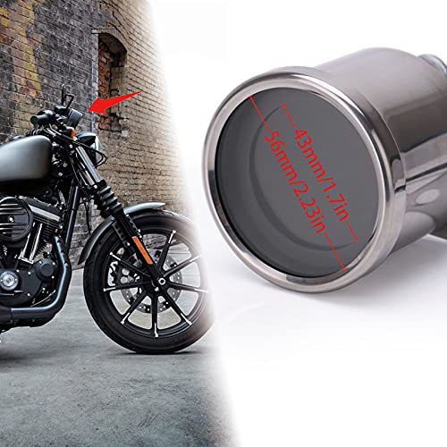 Miniatura 6 de ELING Velocímetro universal 123.7 mih 10000 rpm, medidor de nivel de combustible para motocicleta con chapado de hierro (medidor de