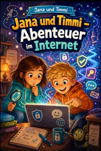 Jana und Timmi – Abenteuer im Internet: Ein Kinderbuch über Internetsicherheit, Medienkompetenz und sicheres Surfen für Kinder ab 6 Jahren (Jana und Timmi entdecken die Welt, Band 1)