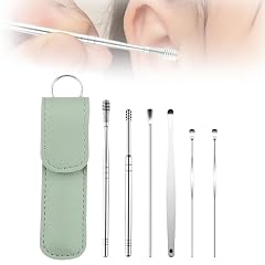 Ear Cleaner Ear Cleaning Tool Set Ear Cleaning Kit Portable Spiral Earwax Cleaner Tool Set Green