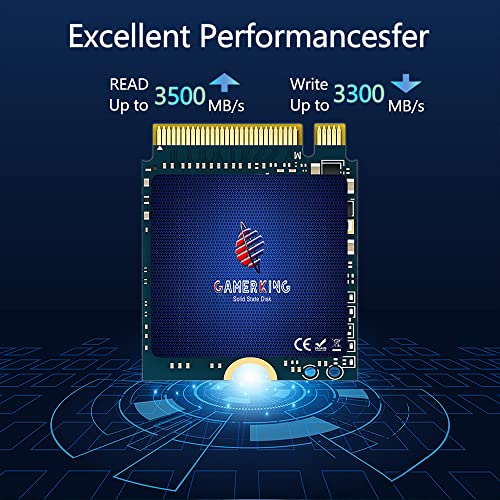 SSD M.2 2230 NVMe PCIe 4.0 256 Go composant premium pour Surface Pro