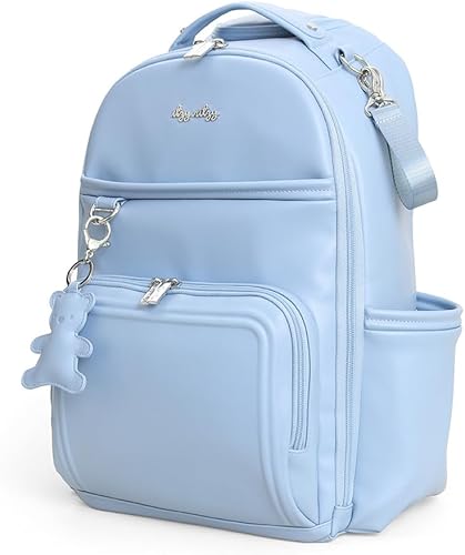 Miniatura 2 de Itzy Ritzy Mochila para pañales  Mochila para pañales Boss Plus de gran capacidad con 19 bolsillos, cambiador, clips para cochecito y correas