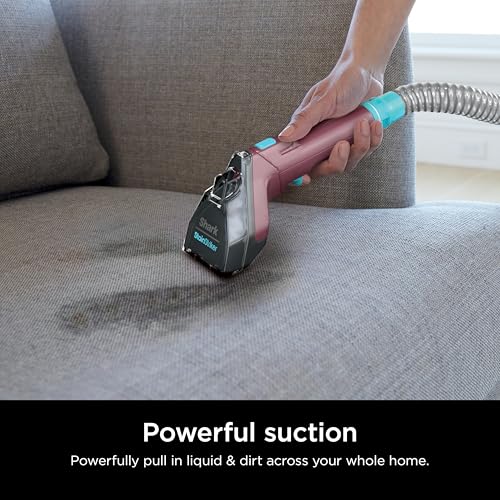 Image of Shark Carpet Cleaner Machine, Portable Upholstery StainStriker, Spot, Odor & Stain Remover, 2 Carpet Cleaner Solutions, 3 Tools, Perfect for Pet Hair, Area Rugs, Couches, Burgundy, PX203BRN