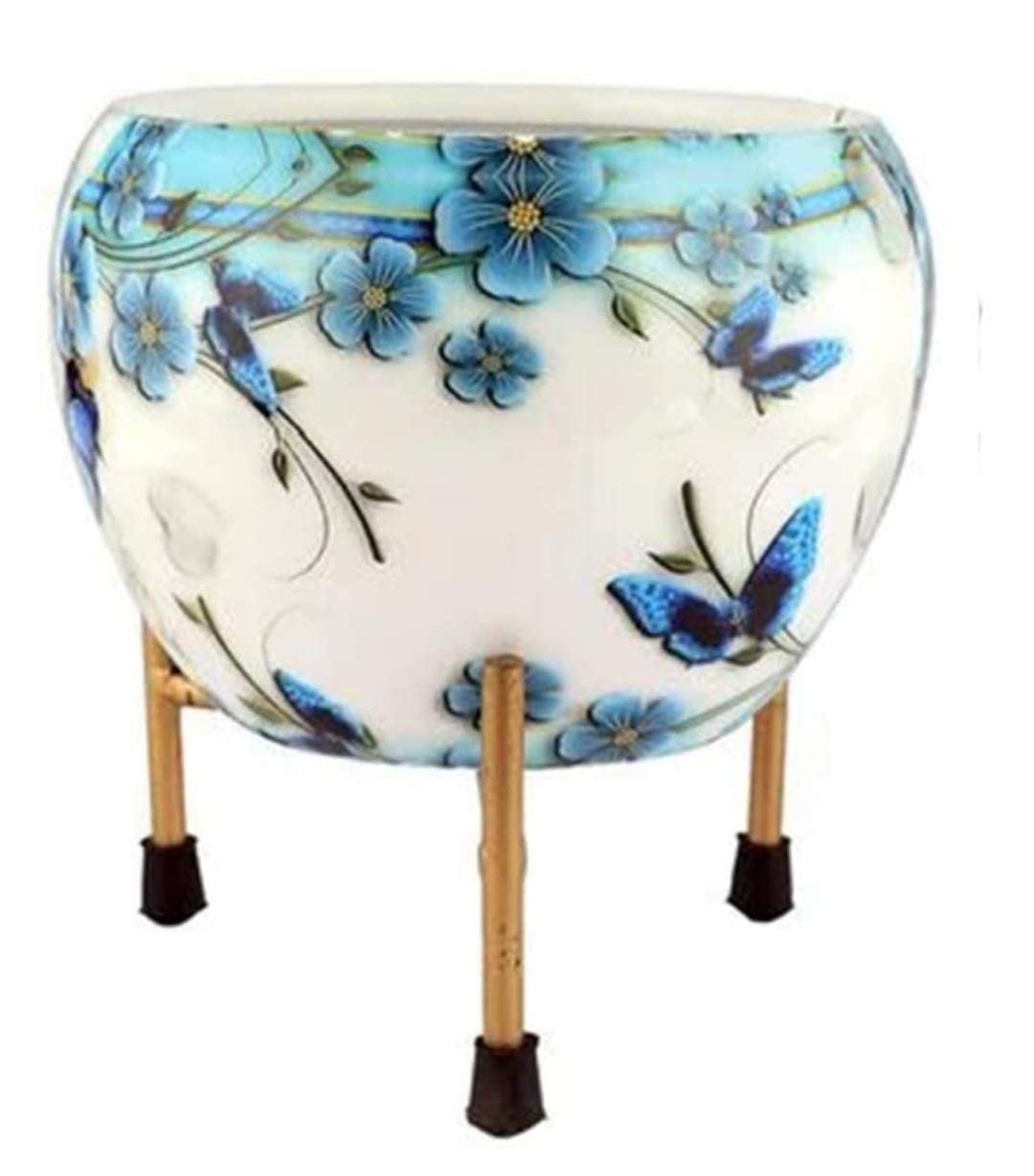 See full amazon price history chart for KAMAL INTERIORS | Indoor Plants/Flower Pots with Stand -Decorative Pots For Indoor Plants Rust Free Metal Plant Pots for Living Room, Balcony and Garden Decor 6" (Plants not Included) (White, Ceramic) KAMAL INTERIORS | Indoor Plants/Flower Pots with Stand -Decorative Pots For Indoor Plants Rust Free Metal Plant Pots for Living Room, Balcony and Garden Decor 6" (Plants not Included) (White, Ceramic) (B0D42431BH) Amazon Price History, Amazon Price Tracker