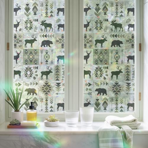 Película Decorativa para Ventanas Privacidad 19.6" x 39.3" (2pcs) miniatura 3