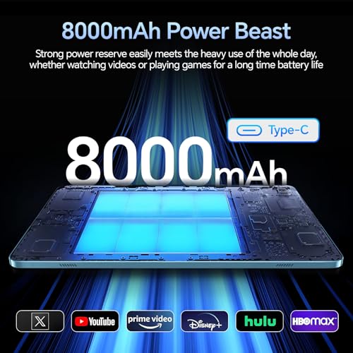 Image of P6Plus Tablets,Android 14,10 inch,12GB RAM+256GB ROM (Orange)