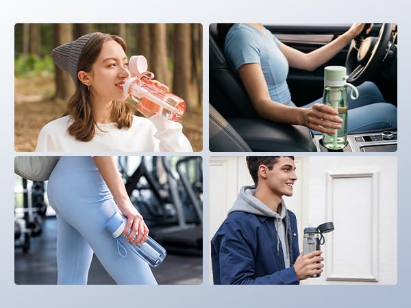 Image of Philips Water GoZero Everyday Filter Water Bottle with Philips Everyday Tap Water Filter, BPA-Free Tritan Plastic, Transform Tap Water into Healthy Drinking Tastier Water, 22 oz /36 oz