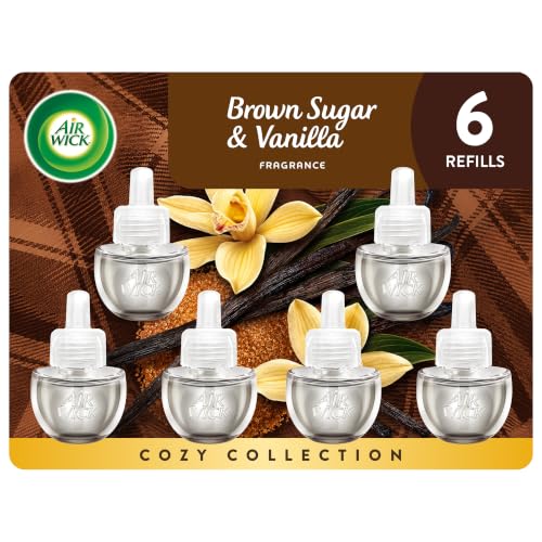 Image of Air Wick Plug-In Scented Oil Refills, Brown Sugar and Vanilla, 6 Count