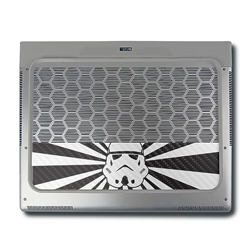 Image of MightySkins Carbon Fiber Skin Compatible with Alienware X16 R1 (2023) Full Wrap Kit - Star Rays | Protective, Durable Textured Carbon Fiber Finish | Easy to Apply & Change Styles | Made in The USA