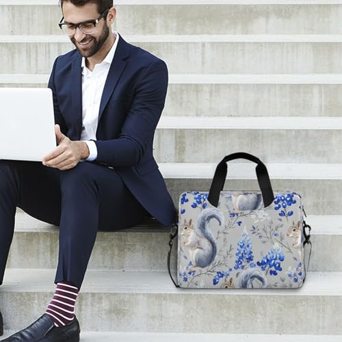 Maletín portátil para laptop 15.6 pulgadas azul y gris miniatura 3