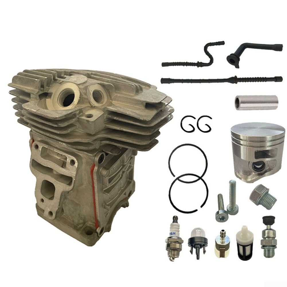 47MM Zylinder für kolben Kit MS362 Motorsäge Ersatzteil 1140 020 1200 robustes Metall Set(Cylinder set)