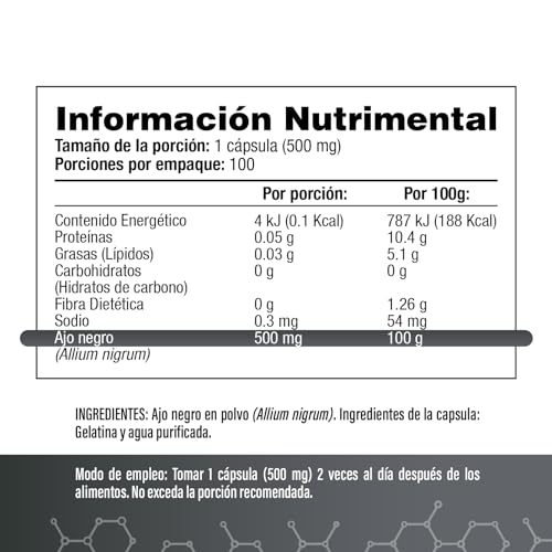 Vitamínicos, gnc ajo negro Marca SaludVida México (2)