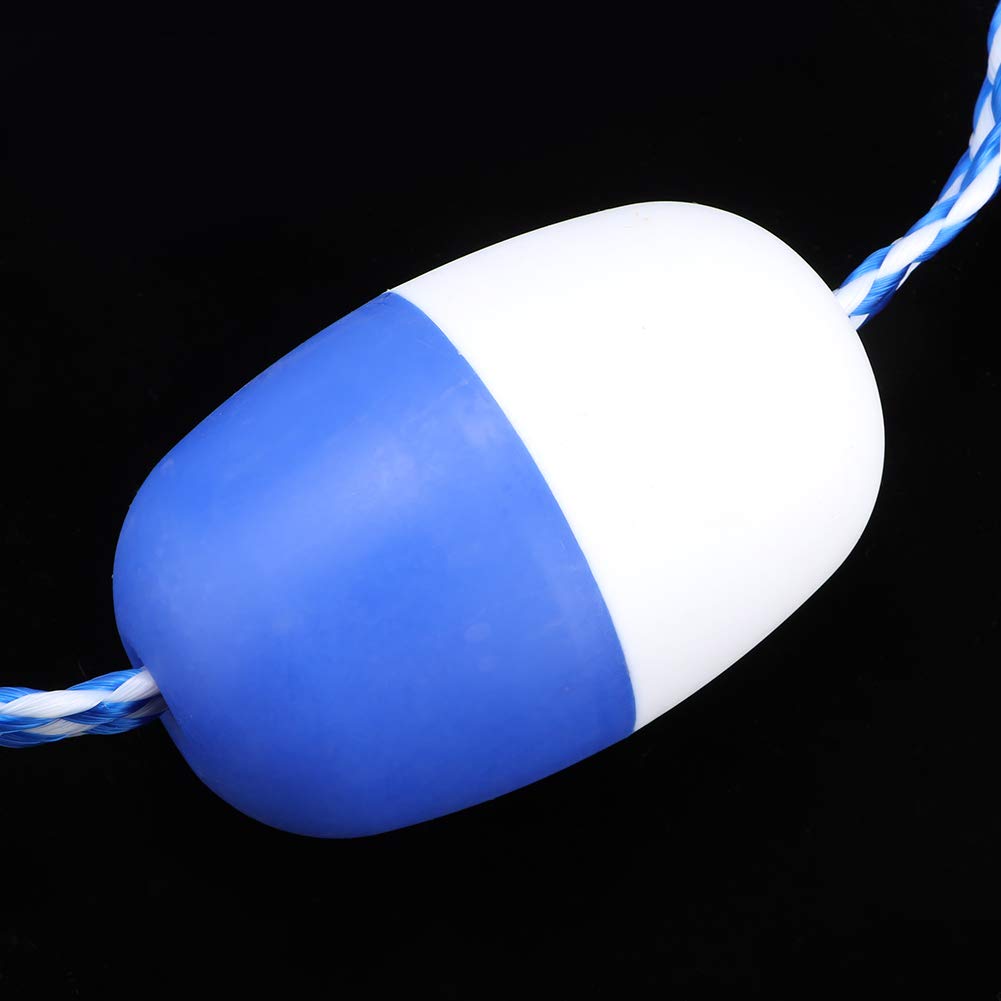 5m Corde de Sécurité pour Piscine avec 11 Bouées, Ligne de Nage Flottante,Nylon Résistant, Flottabilité Élevée, pour Piscine Voie Navigable Zone Peu Profonde, Séparation Claire