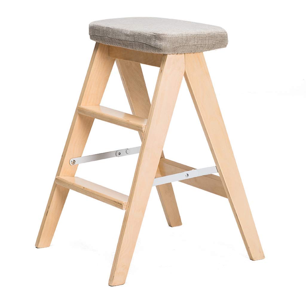 Taburete de escalera plegable creativo y banco portatil multiusos para el hogar