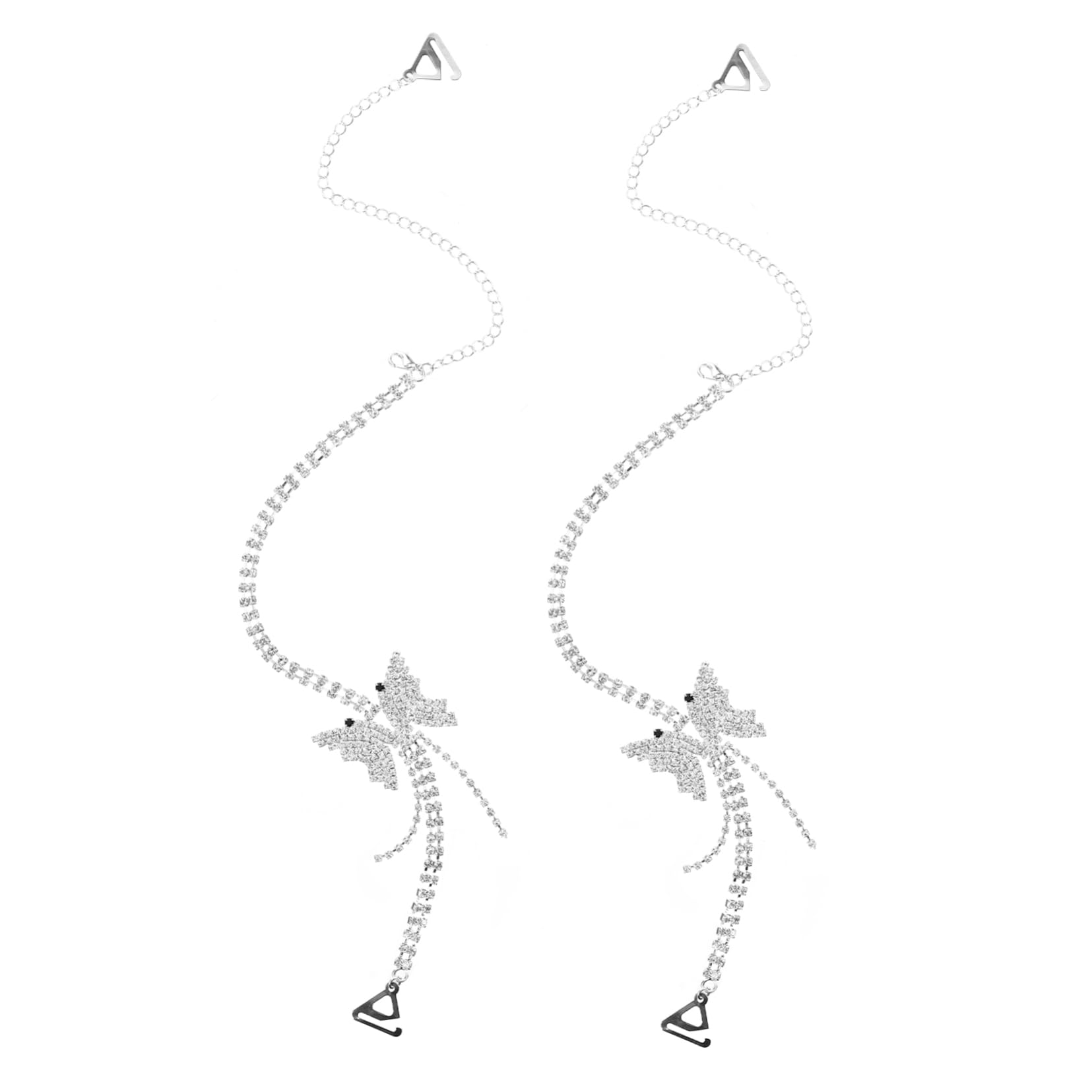 VALICLUDe Diamantes De Imitación Correa De Hombro Cadena De Cintura Maxi Cadena Cinturón Tops Vestido Bralette Trajes De Baño Ajustables Para Kit De Bolsa De Aseo Bolso De Lona