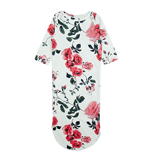 Newborn Baby Flowers Sleeping Bag,Long Section Sleeping Bag, Cloth Wrapped, with Kerchief, Bed Linings