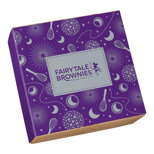 Fairytale Brownies Magic Morsel 24 Individually Wrapped Gourmet Chocolate Food Gift Basket - 1.5 Inch x 1.5 Inch Bite-Size Brownies - 24 Pieces - Item CF424