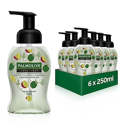 Jabón de mano de espuma de palmolive donante de lima 6x250 ml