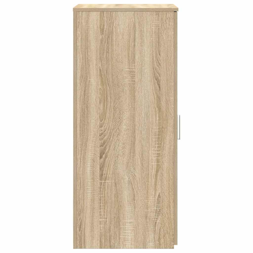 vidaXL Mobile Portaoggetti Rovere Sonoma 40x45x103,5 cm in Truciolato, Armadio, Armadio da scrivania, Armadio da Ufficio, Armadio credenza