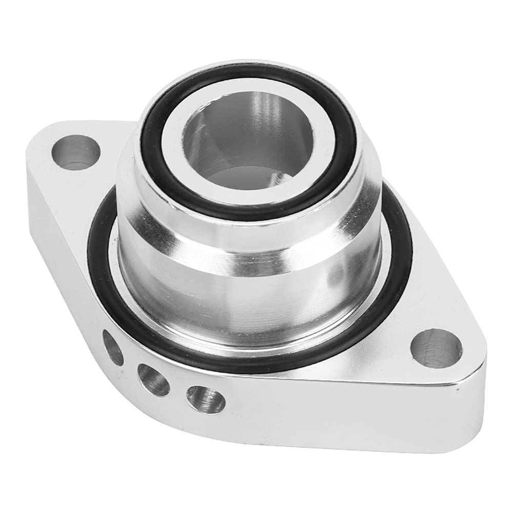 Akozón Base de Válvula de Descarga, Base de Válvula de Alivio de Presión de Descarga de Coche de Aleación de Aluminio BOV 1012 para Turbocompresor 1,4 Apto para A1 A3
