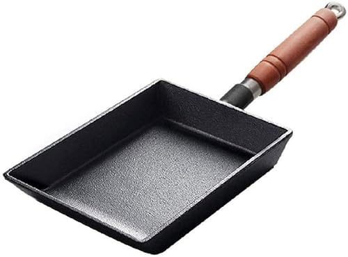 Olla de cocina sartén sartén antiadherente de acero inoxidable wok sartén para panqueques sartén para huevos mango de madera olla para panqueques