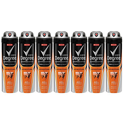 Degree Men MotionSense Antiperspirant Deodorant Dry Spray Adventure, 3.8oz