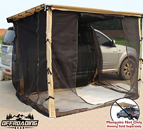 Mosquito Net/Mesh Enclosure Only for Offroading Gear 6.5'L x 8'W Awning