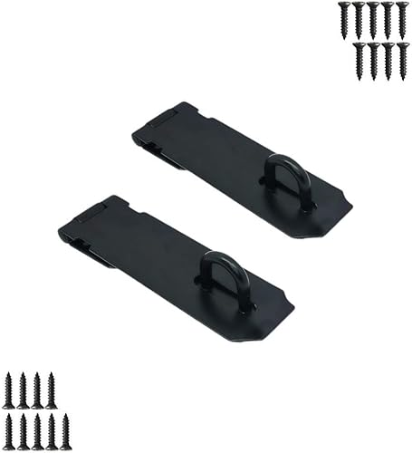 Pestillo de candado de cerrojo para puerta, cierre de seguridad de acero inoxidable de 5 pulgadas, cerrojo de bloqueo de puerta extra grueso con