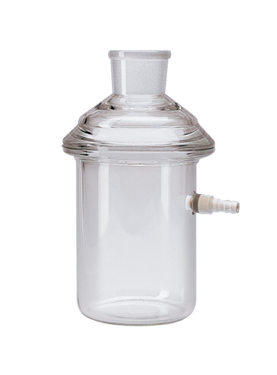 Whatman 10477601 Borosilicate Glass Witt's Flask with Tubing Nozzle