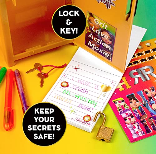 Image of Rainbow High Secret Locker Stationery Set, Including Notepad, Gel Pens Stickers - Ages 6+