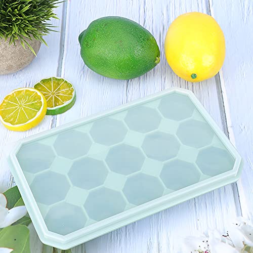 Bandeja de silicona para cubitos de hielo con tapa miniatura 5