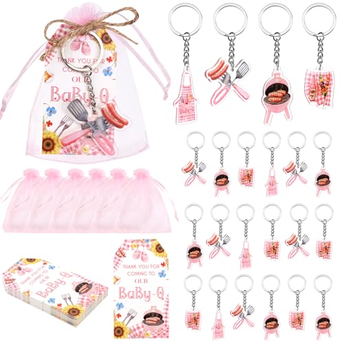 Image of Party Favors Theme Baby-Shower Keychain Set
