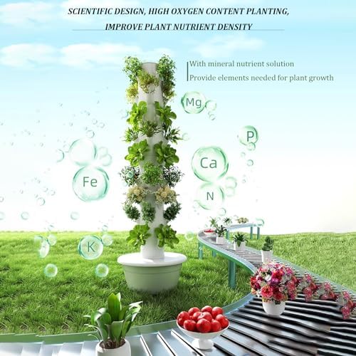 Système de culture hydroponique pour herbes, fruits, légumes avec pompe hydratante, adaptateur, pots en filet, minuterie – Solution de jardinage d'intérieur