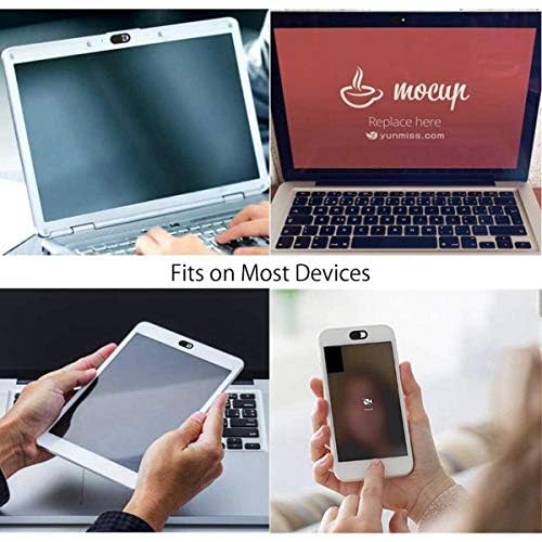 Image of Webcam Cover, 3 Pack 0.03inch Ultra Thin Metal Web Camera Cover Slide with Strong Adhesive for Laptop Desktop PC Macboook Pro iMac Mac Mini Computer Smartphone, Protecting Privacy and Securtiy