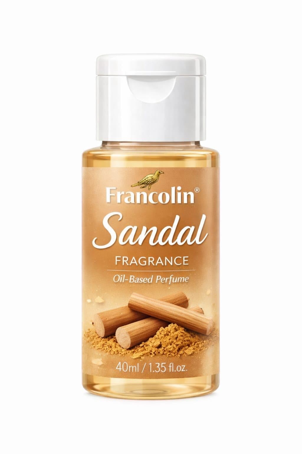Francolin® Sandal Fragrance Oil – Premium Oil-Based Concentrated Scent for Candle Making,Soap, Resin Art & DIY Products- 40ml-image-6