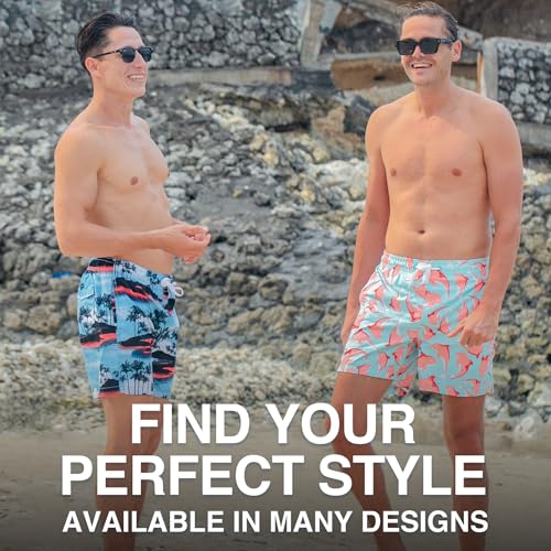 Image of Kanu Surf Men's Big Viper Extended Size Stripe Swim Trunk