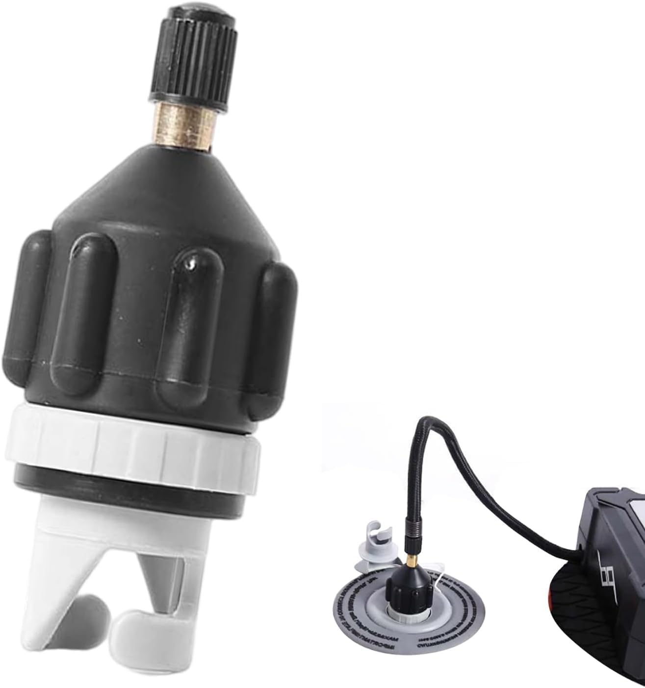 Chromovax‌ Inflatable Watercraft Valve Adapter for Electric Pumps - Universal Fit for SUP Boards, Kayaks, and Canoes