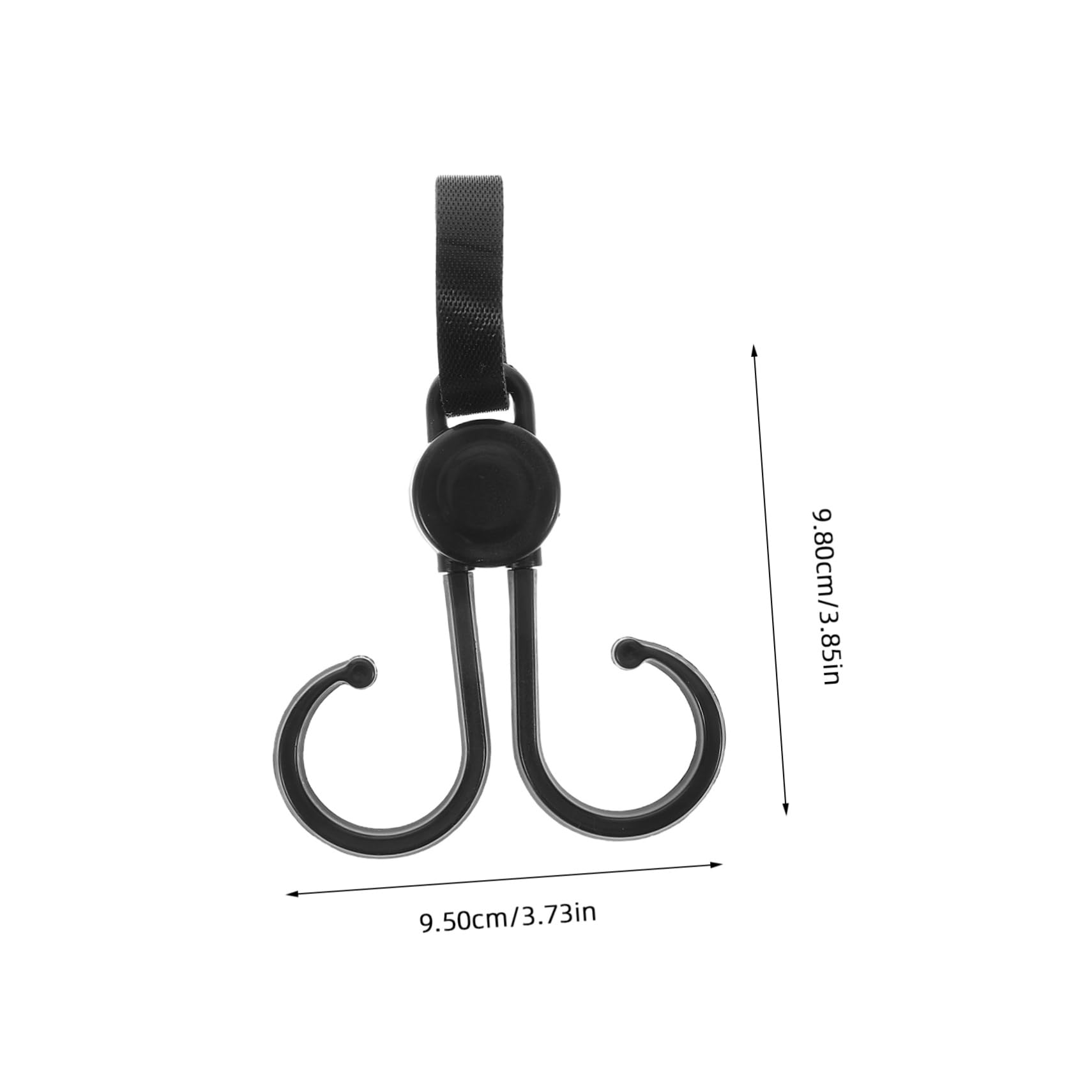 Cabilock 5pcs Stroller Hooks for Baby Carriages Universal Stroller Organizers Wheelchair Hooks Heavy Duty