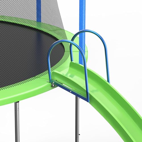 DHHU Trampoline 12FT 14FT 15FT 16FT Foot Trampoline, Adult Trampoline Outdoor, Backyard Trampolines, Large Trampoline for Kids and Adults, Basketball Hoop for Trampoline Outdoor - ASTM Approved