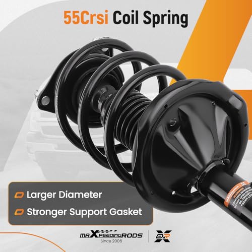 Image of maXpeedingrods Front Strut for Kia Forte Sedan & Forte Koup 2010-2013 | Forte5 2012-2013, 172721 172720 Complete Shock Absorber with Coil Spring Assembly (2pcs Front Strut)