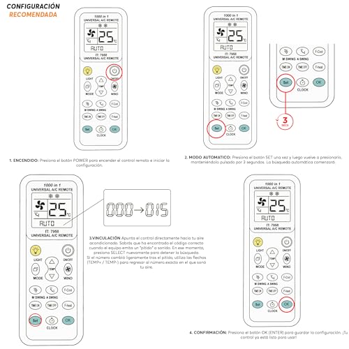 Listado de Control Remoto Aire Acondicionado los más recomendados. 3 Imagen adicional