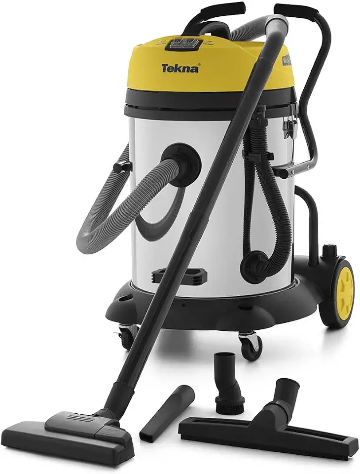 Aspirador de Água e Pó Tekna APL2602YI Work 60 – 2400W, Profissional, 2 Motores, Reservatório 60L, Ideal para Lava Rápido – 220V