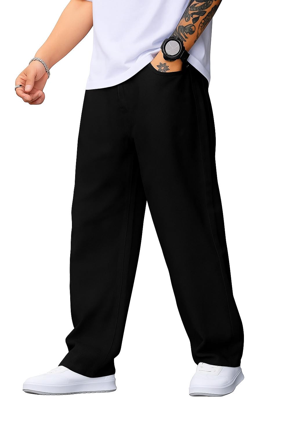 ragzo Baggy Loose Fit Jeans Pant for Men-picture-32