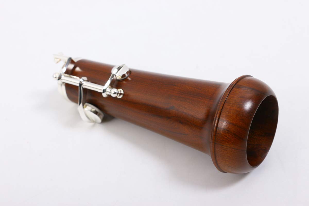 Yinfente Oboe professionale in palissandro placcato argento chiave C sinistra F risonanza semiautomatica strumento a fiato con ance per oboe e guanti, custodia in pelle + borsa per il trasporto e