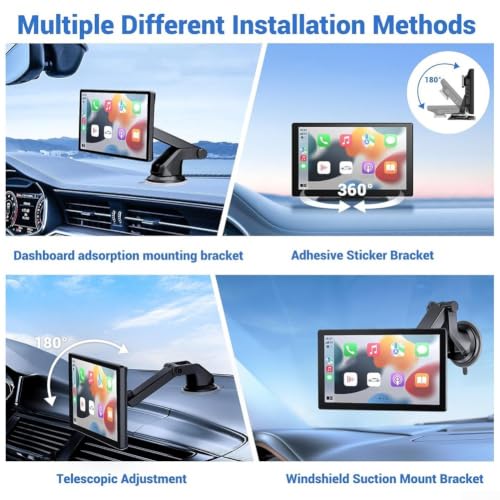 Navegación portátil de 9" con diseño eficiente y conectividad para sistemas automáticos 8