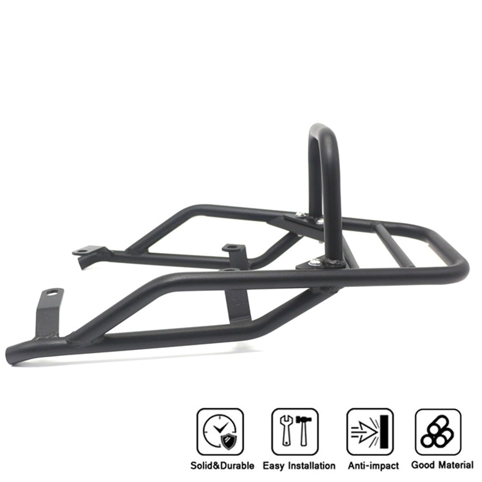 Motorrad-Heckgepäckträger Kompatibel mit BMW R Nine T 2014-2024 Heckgepäckträger Topcasehalter aus Metall Gepäckträgerhalterung Motorradzubehör mit Gepäcknetz