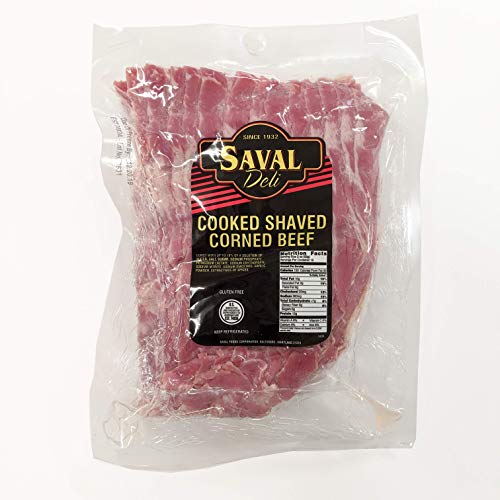 Saval Deli Cooked Shaved Corned Beef - 2 lbs.