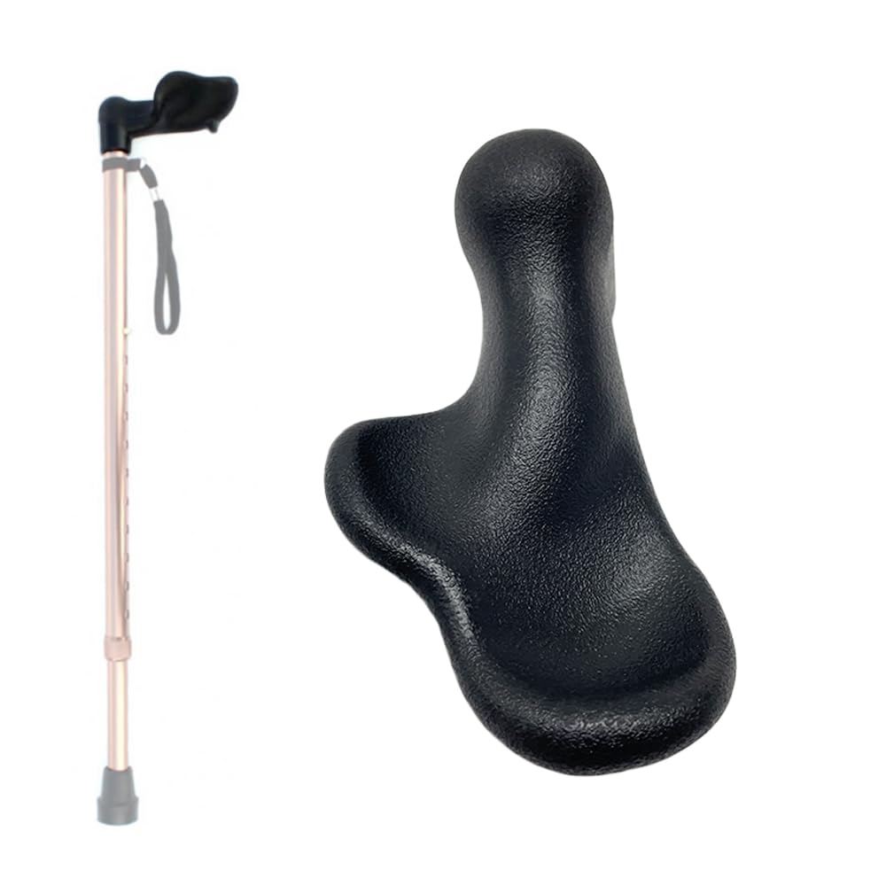 Orthopedic Walking Cane Fits Crutch Pipe Dia 7/8" Replacement for Arthritis, Carpal Tunnel Syndrome Mobility Aids
