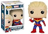 Captain Marvel Unmasked POP! Bobble - Marvel: Captain Marvel Unmasked