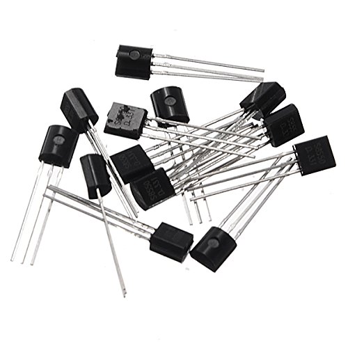 BliliDIY 5 X 200 Piezas 10 Valores Transistores Paquete Kit De Surtido De Transistores con Caja De Almacenamiento
