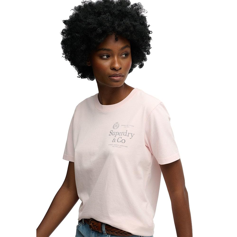 Superdry Women's Rose T-Shirt Luxe Casual